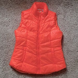 Girls 10 Aeropostale Coral Puffer Vest